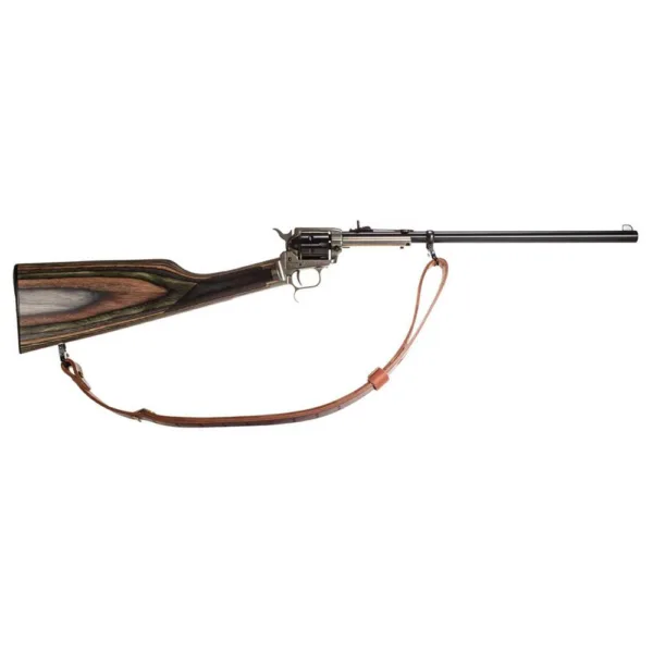Heritage Rough Rider Rancher .22LR 6rd Capacity 16" Barrel Case Hardend Laminated Stock Buckhorn Sights Sling