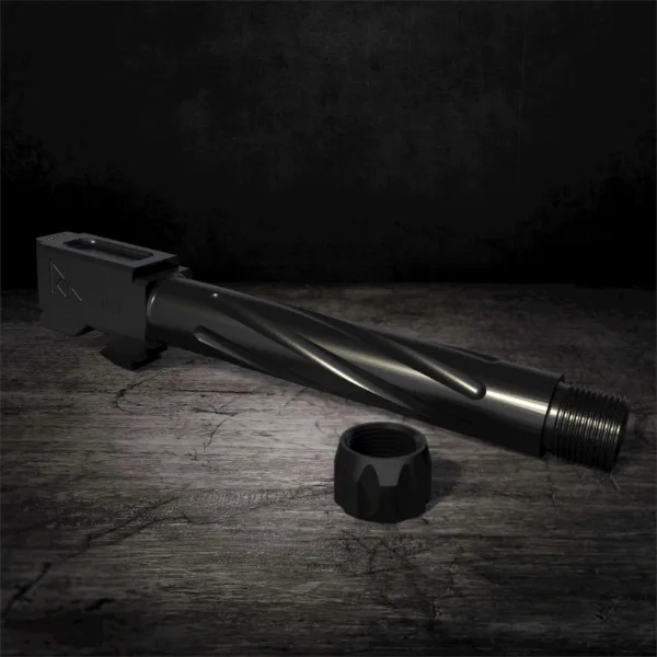 Rival Arms Barrel for Glock Model 17 GEN3/4 Twist Threaded Black