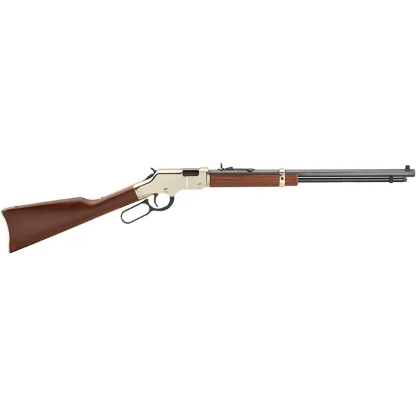 Henry Golden Boy Lever Action Rifle .22 S/L/LR 16 LR/21 S Capacity 20" Octagon Blued Steel Barrel Walnut Stock