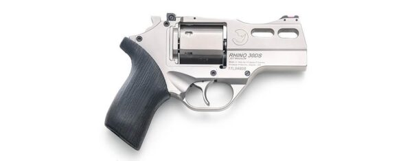 Rhino Revolver 30DS .357 Mag Chrome with 3 moon clips 6 rounds