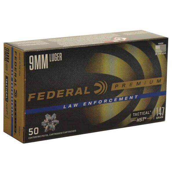 Federal HST 9mm 147 Grain 50 Cartridges P9HST2