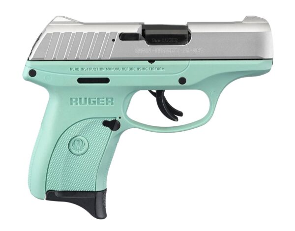 Ruger EC9s 9mm Luger 7rd Magazine 3.12" Barrel Turquoise Grip