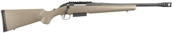 Ruger American Rife .450 Bushmaster Adjustable Trigger 16" Barrel FDE/Black Finish