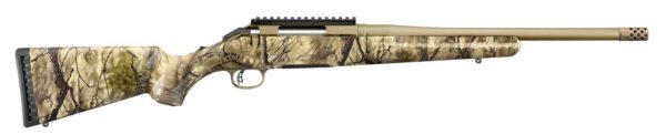 Ruger Compact American Rifle .243 Win 4rd Capacity 16.1" Barrel GO WILD Camo Stock