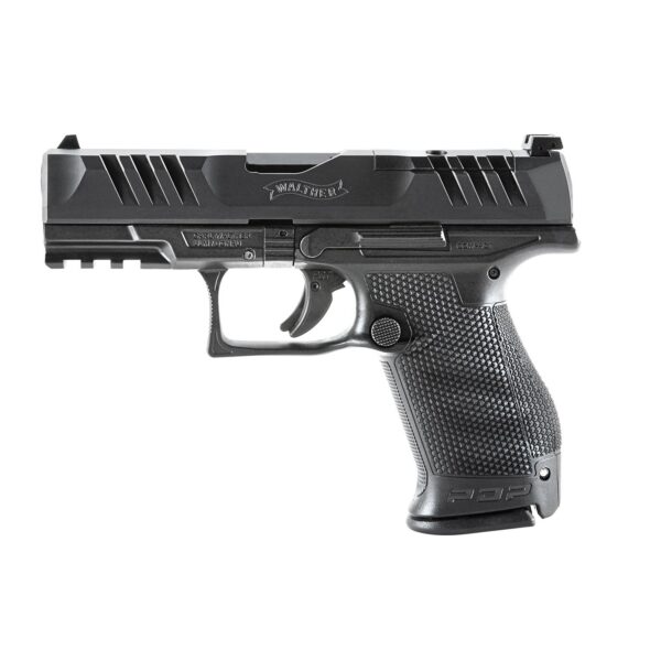 Walther PDP Compact Optic Ready Handgun 9mm Luger 15rd Magazine 4" Barrel Black Polymer