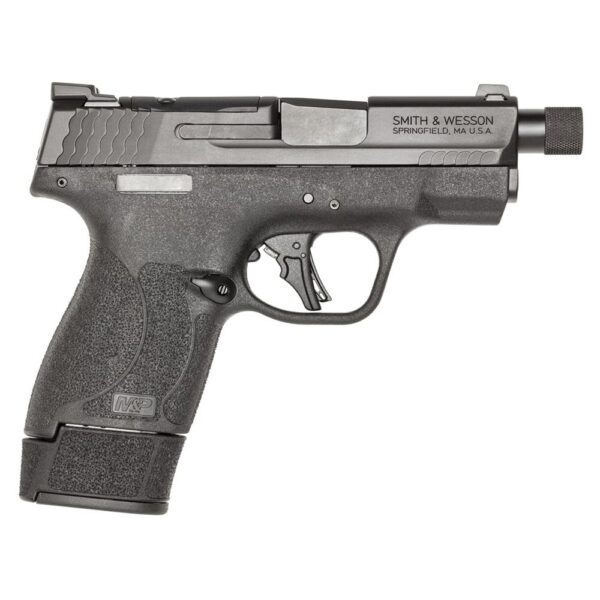 S&W M&P 9 Shield Plus Handgun 9mm Luger 10/13/15rd Magazines 3.7" Threaded Barrel OR Night Sight No Thumb Safety