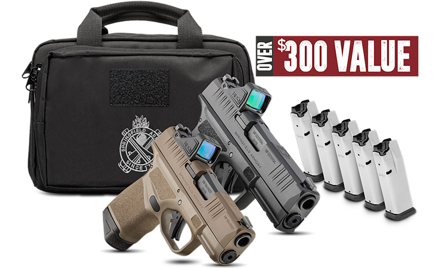 Springfield Hellcat Pro OSP Stainless 9mm Gear Up Package CA Compliant